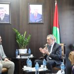 Minister of Justice Sharhabeel Al-Zaeem met with Mirko Triccoli, Director of the Italian Agency for Development Cooperation (AICS)