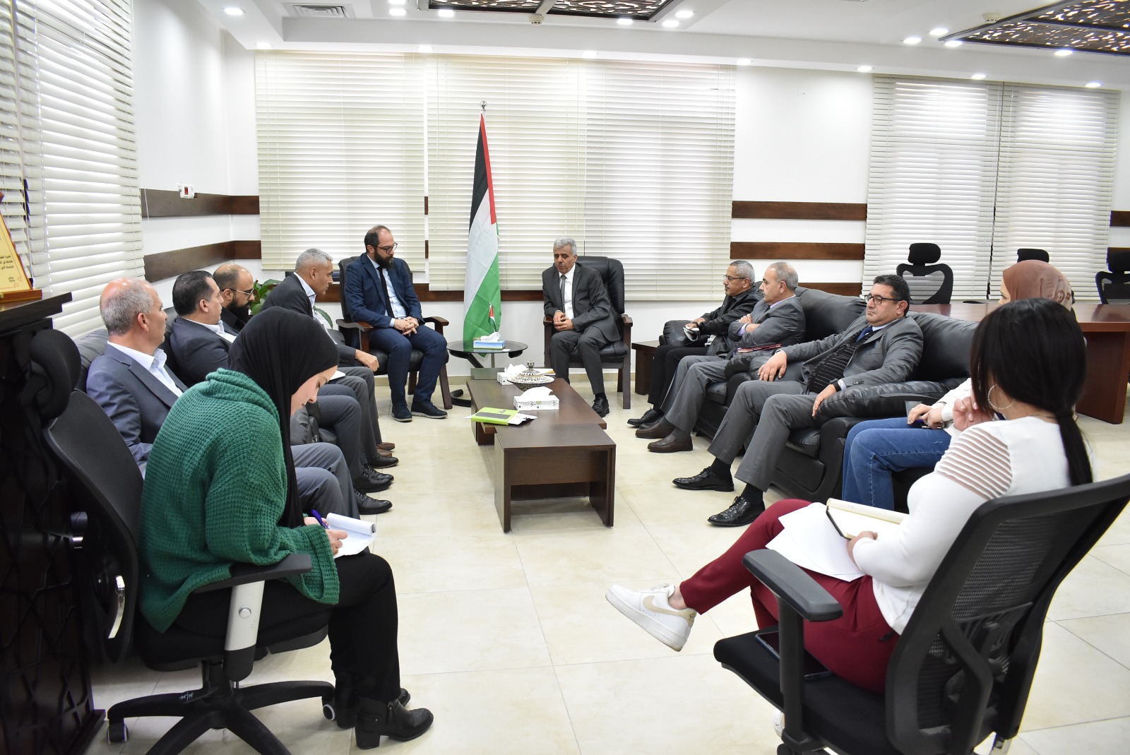 AICS Jerusalem Director Meets with Education Minister to Discuss Support and the 'Amal' Project