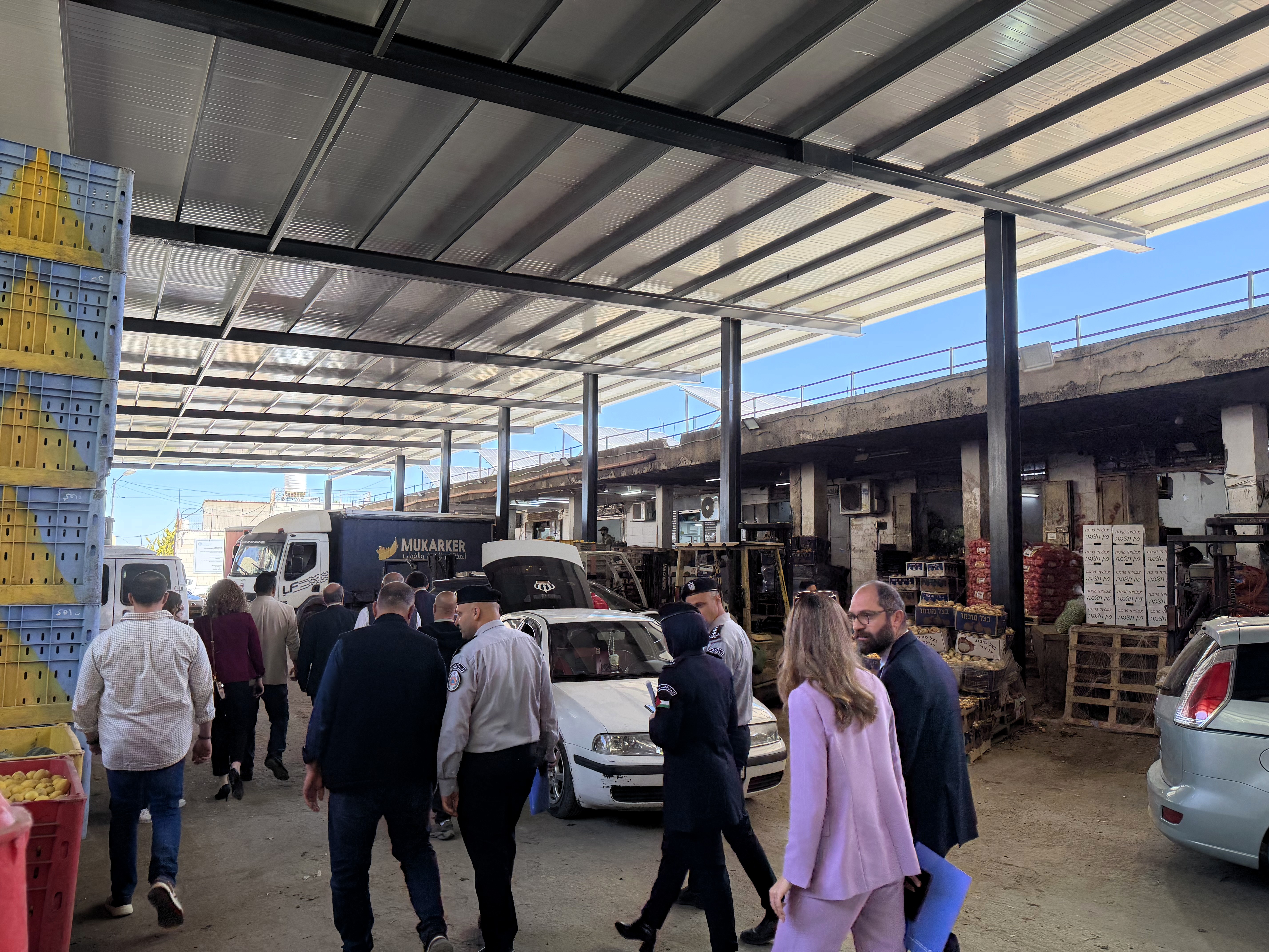 Visita istituzionale al Mercato Agricolo Centrale di Betlemme: la Cooperazione Italiana sostiene la modernizzazione e la sostenibilità del settore agroalimentare