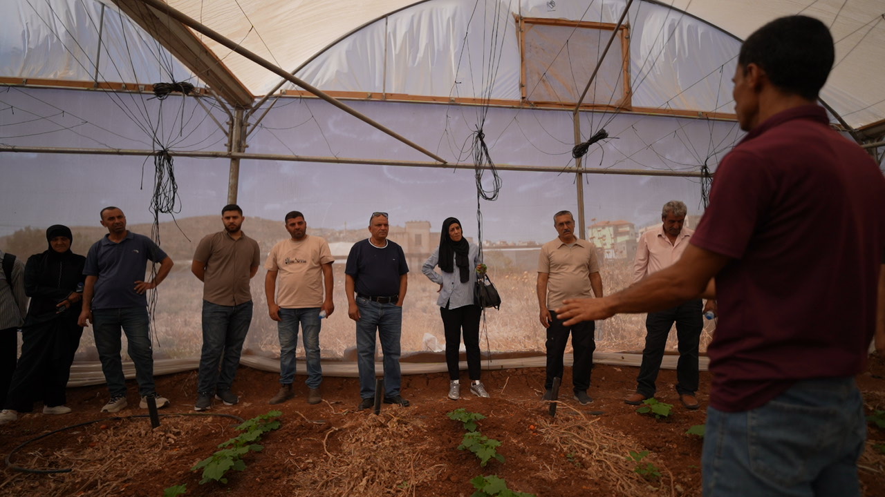 Visita Tamoun cooperative agricole AICS WeWorld