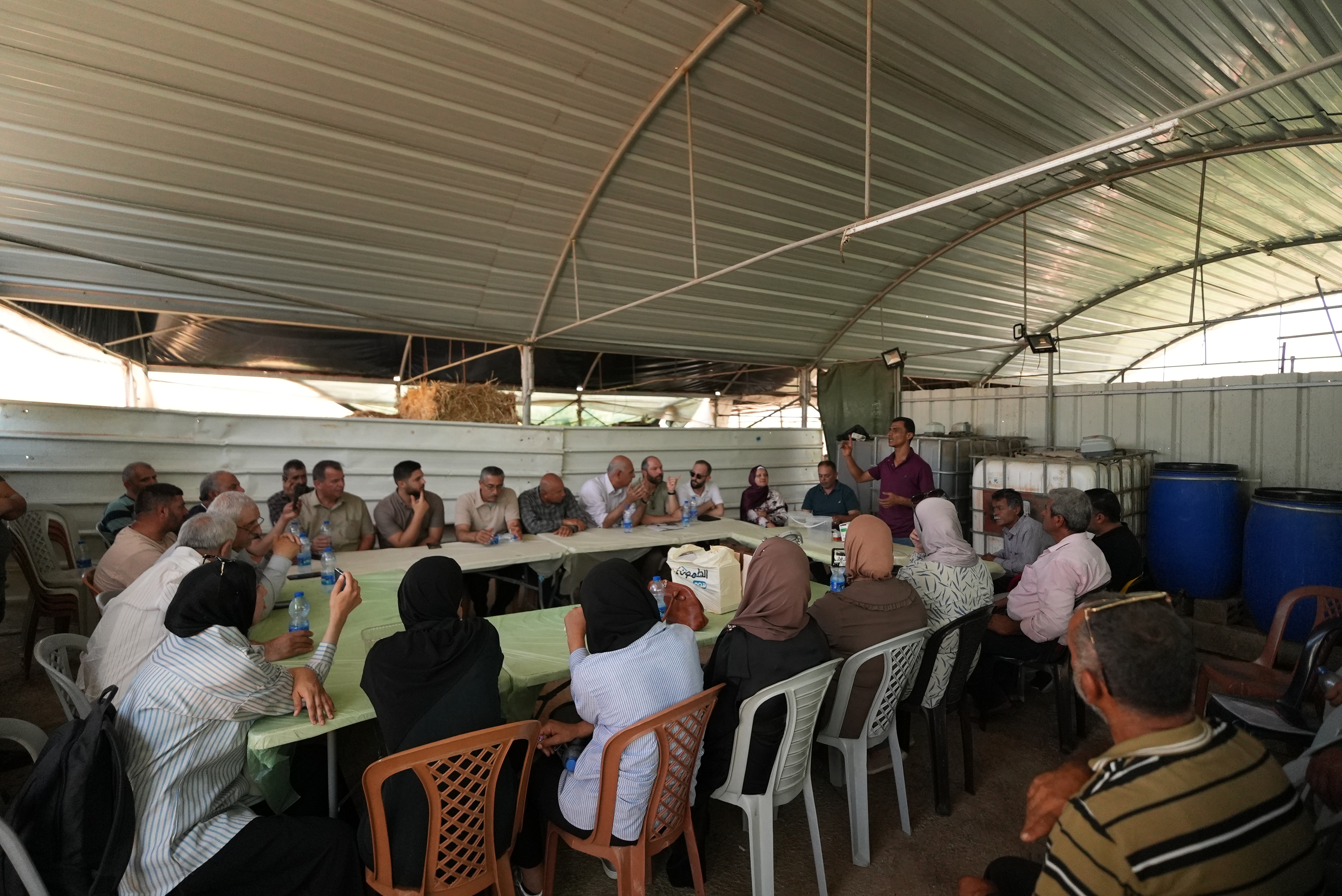 Visita Tamoun cooperative agricole AICS WeWorld